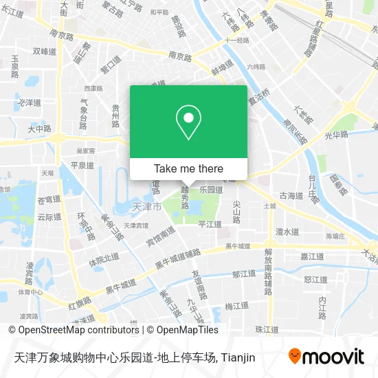 天津万象城购物中心乐园道-地上停车场 map