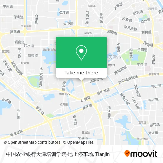 中国农业银行天津培训学院-地上停车场 map