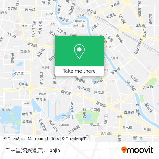 千杯堂(绍兴道店) map