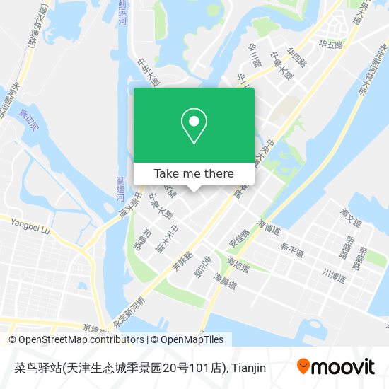 菜鸟驿站(天津生态城季景园20号101店) map