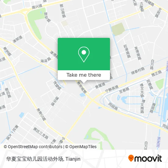 华夏宝宝幼儿园活动外场 map