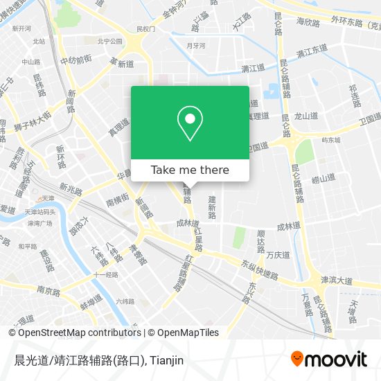 晨光道/靖江路辅路(路口) map