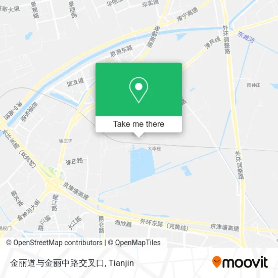 金丽道与金丽中路交叉口 map