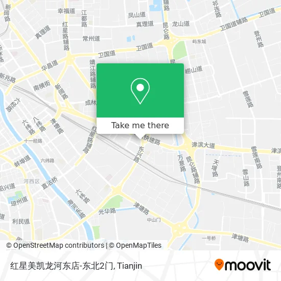红星美凯龙河东店-东北2门 map