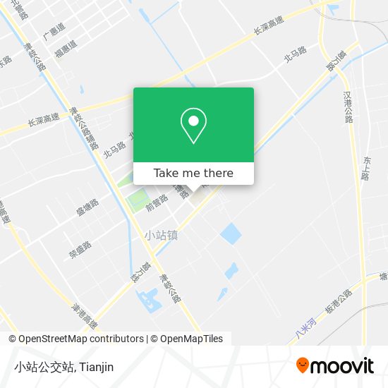 小站公交站 map