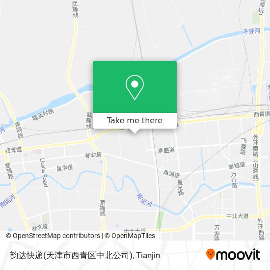 韵达快递(天津市西青区中北公司) map