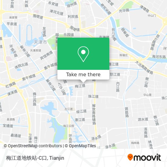 梅江道地铁站-C口 map