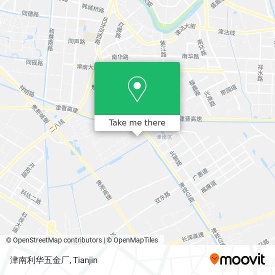 津南利华五金厂 map