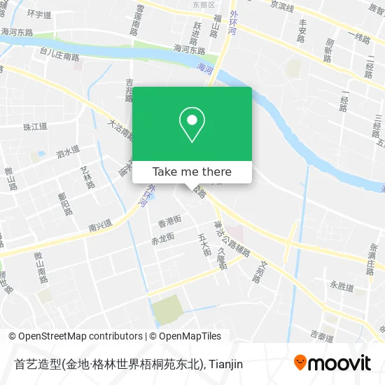 首艺造型(金地·格林世界梧桐苑东北) map