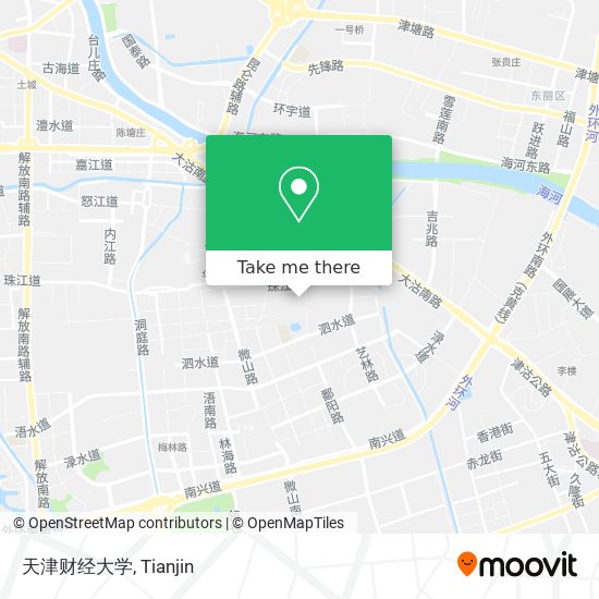 天津财经大学 map