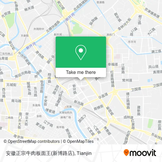 安徽正宗牛肉板面王(新博路店) map