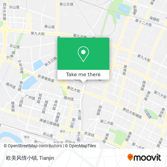 欧美风情小镇 map