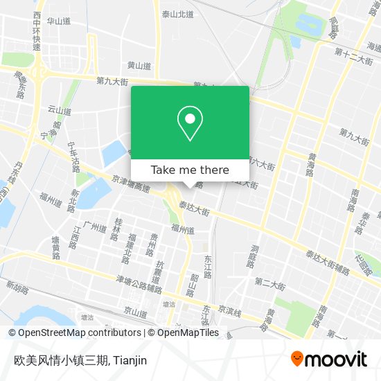 欧美风情小镇三期 map
