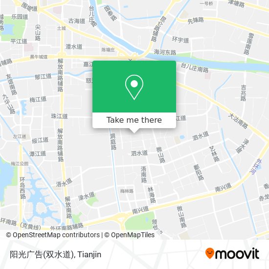 阳光广告(双水道) map