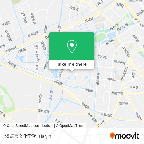 汉语言文化学院 map