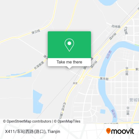 X411/车站西路(路口) map