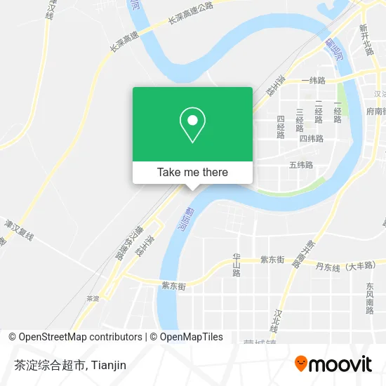 茶淀综合超市 map