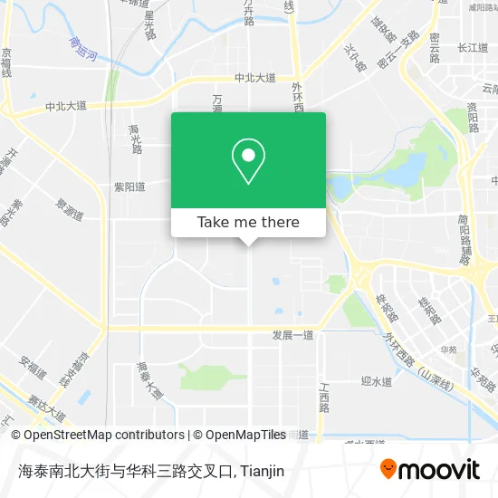 海泰南北大街与华科三路交叉口 map