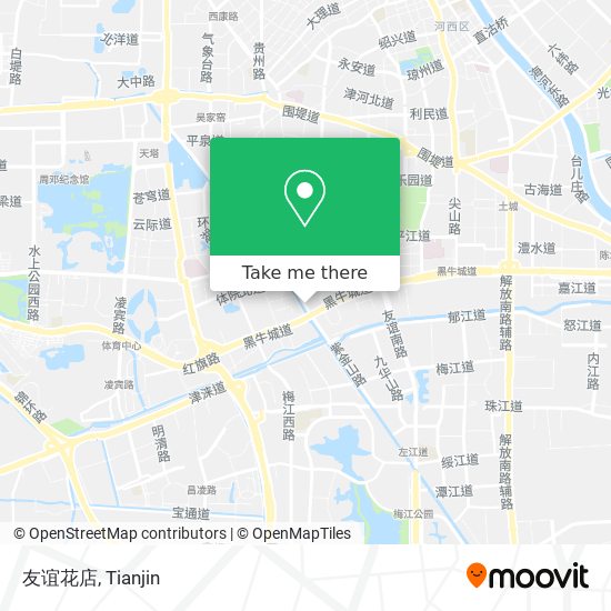 友谊花店 map