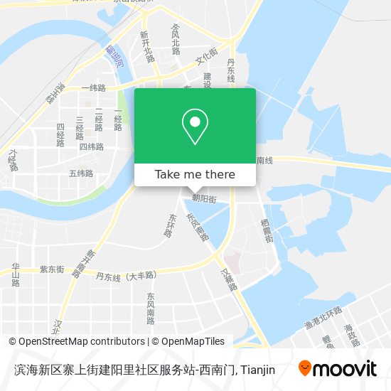 滨海新区寨上街建阳里社区服务站-西南门 map