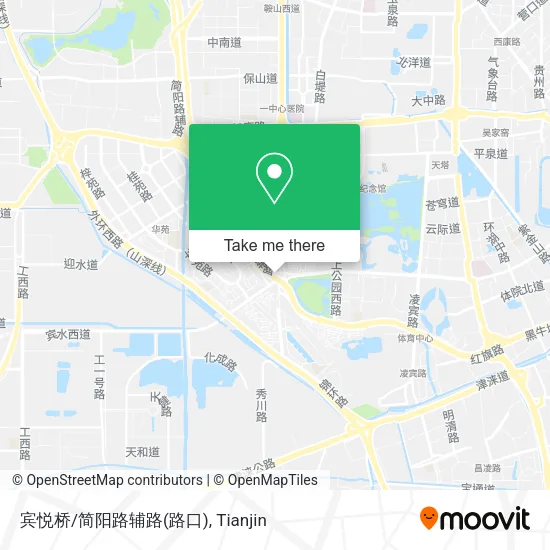 宾悦桥/简阳路辅路(路口) map