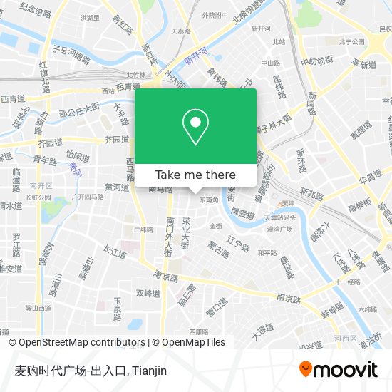 麦购时代广场-出入口 map