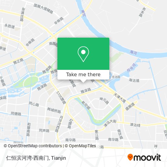仁恒滨河湾-西南门 map