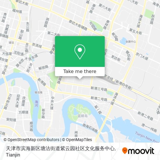 天津市滨海新区塘沽街道紫云园社区文化服务中心 map