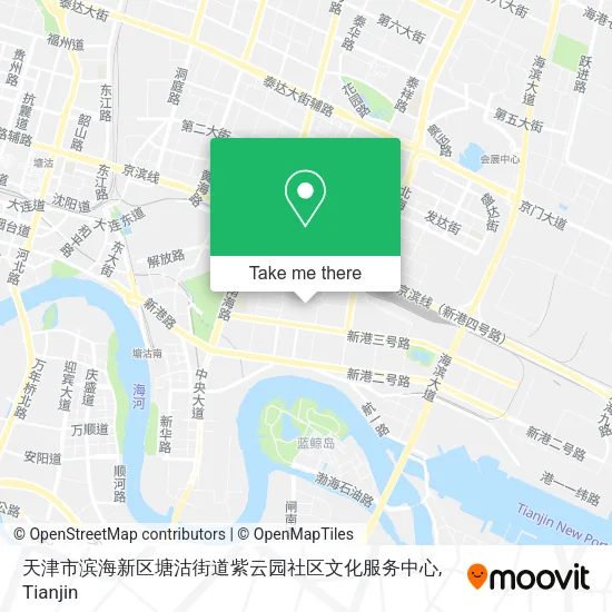 天津市滨海新区塘沽街道紫云园社区文化服务中心 map