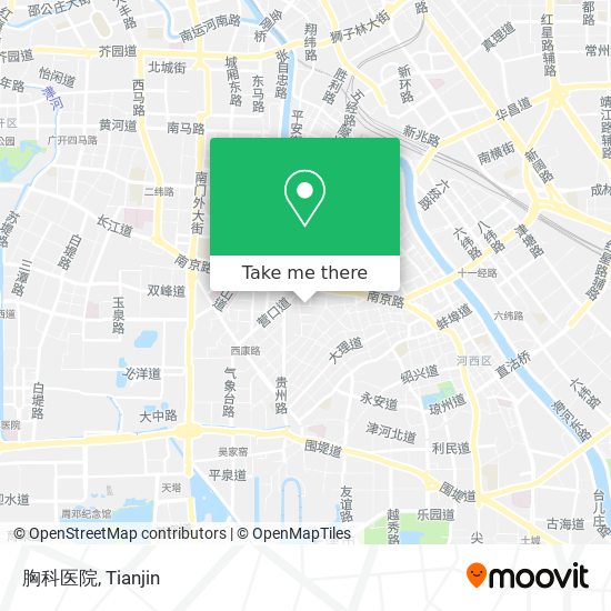 胸科医院 map