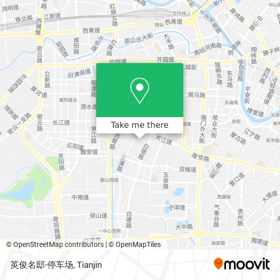 英俊名邸-停车场 map