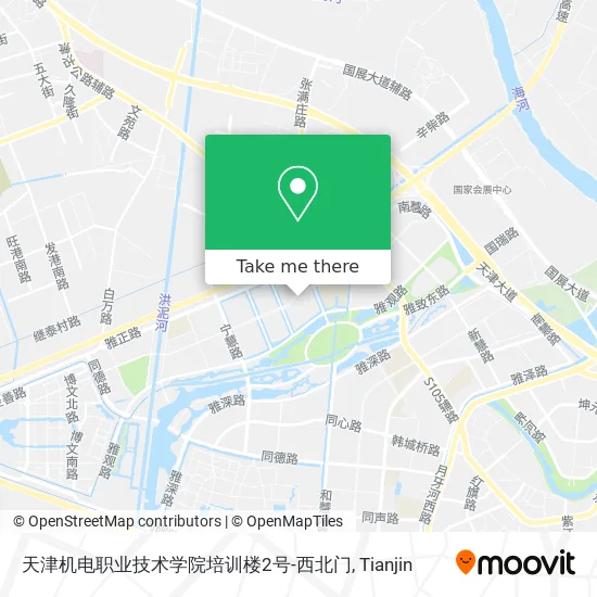 天津机电职业技术学院培训楼2号-西北门 map
