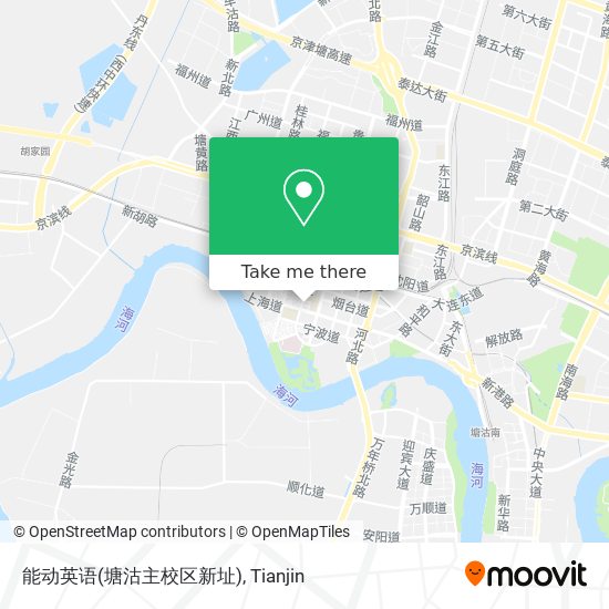 能动英语(塘沽主校区新址) map