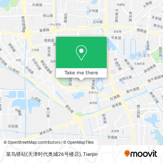 菜鸟驿站(天津时代奥城26号楼店) map