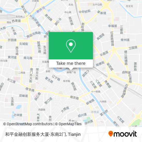 和平金融创新服务大厦-东南2门 map