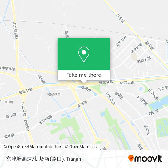京津塘高速/机场桥(路口) map