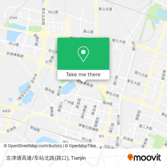 京津塘高速/车站北路(路口) map