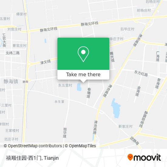 禧顺佳园-西1门 map