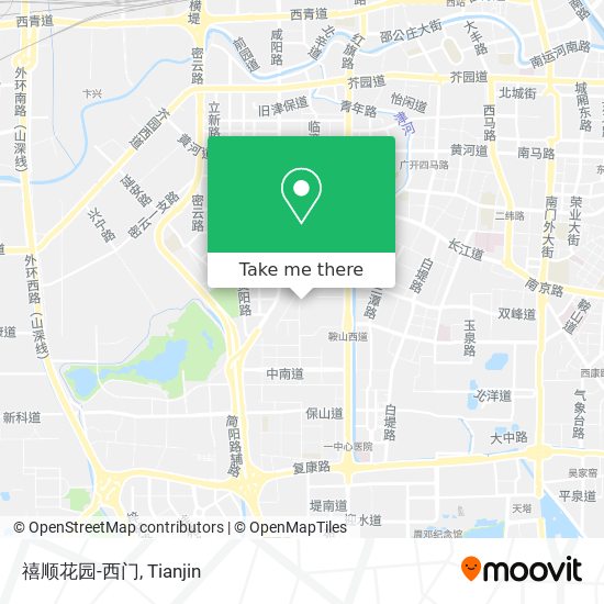 禧顺花园-西门 map
