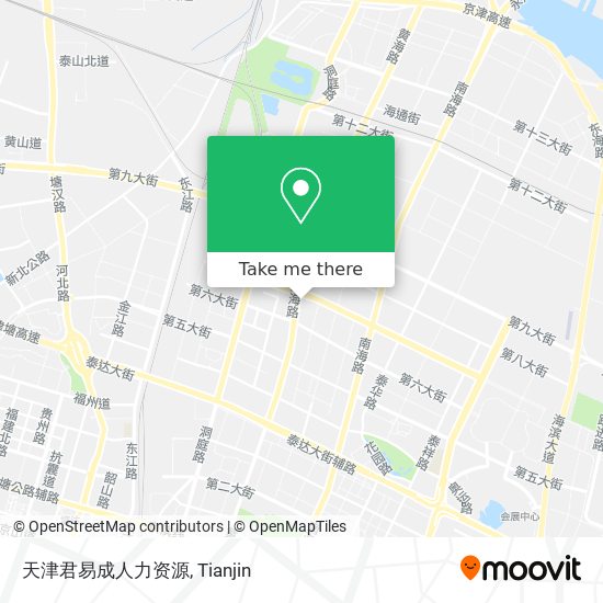 天津君易成人力资源 map