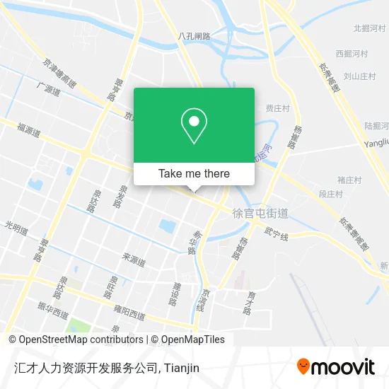 汇才人力资源开发服务公司 map