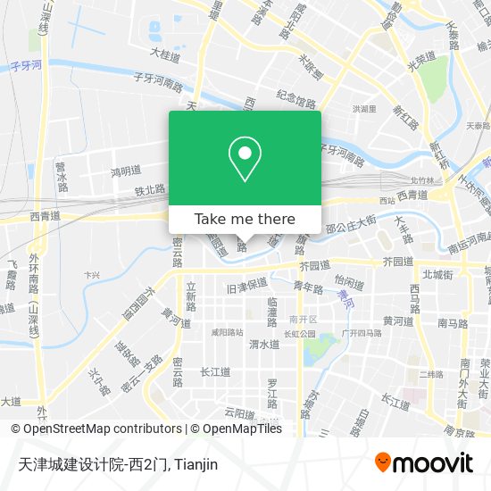 天津城建设计院-西2门 map