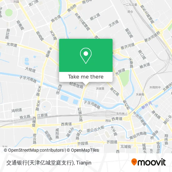 交通银行(天津亿城堂庭支行) map