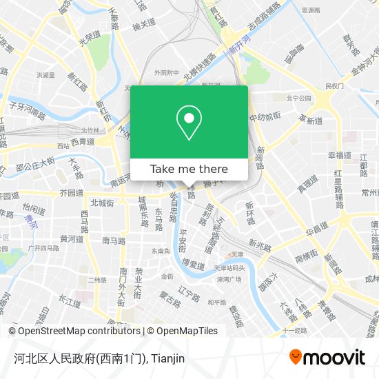 河北区人民政府(西南1门) map