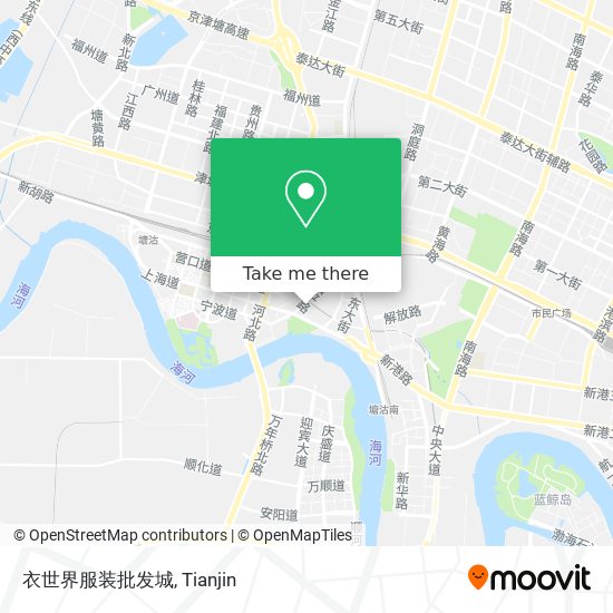 衣世界服装批发城 map