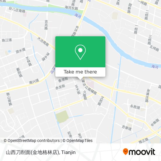 山西刀削面(金地格林店) map