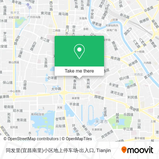 同发里(宜昌南里)小区地上停车场-出入口 map