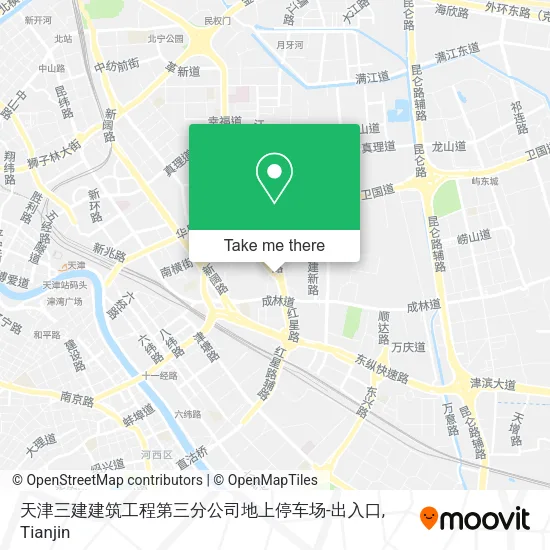 天津三建建筑工程第三分公司地上停车场-出入口 map