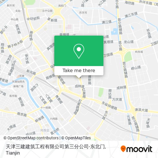 天津三建建筑工程有限公司第三分公司-东北门 map