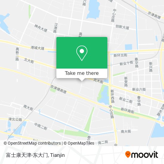 富士康天津-东大门 map